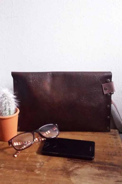 leren clutch