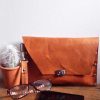 leren clutch
