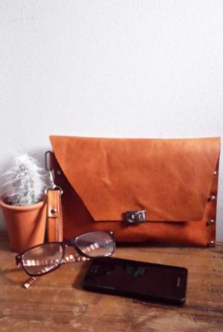 leren clutch