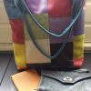 leren damestas patchwork