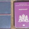leren paspoortmapje