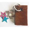 leren sleutelhanger