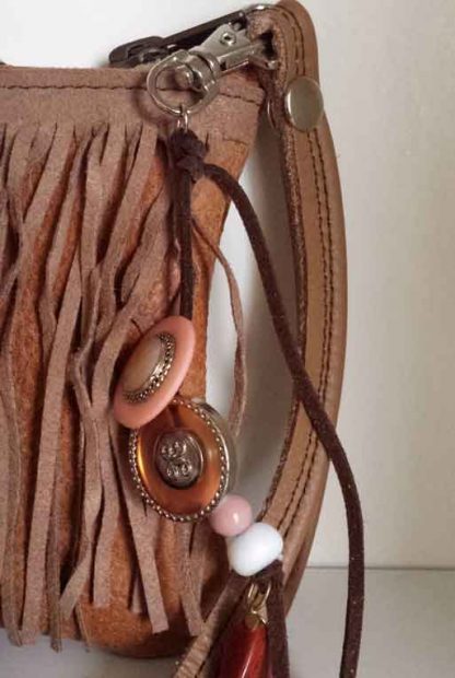 Damestas Leer Pocket Fringe - Afbeelding 3