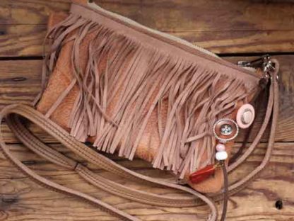 Damestas Leer Pocket Fringe - Afbeelding 4