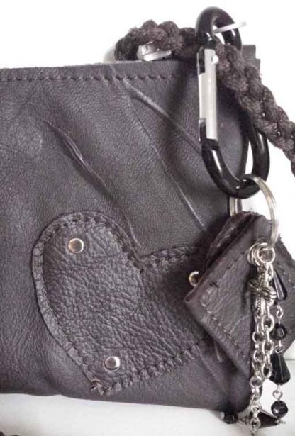 Damestas Leer Pocket Zwart - Afbeelding 3