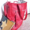 leren damestas rood