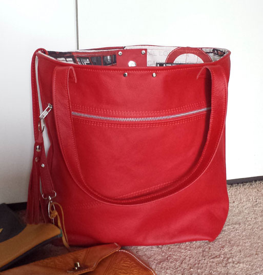 Rood tasje dames sales
