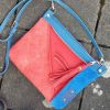 Damestas Leer Spring Blauw/Rood - Afbeelding 2