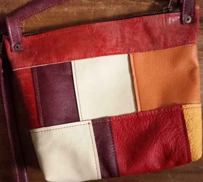 Damestas Leer Patchwork 10 - Afbeelding 2