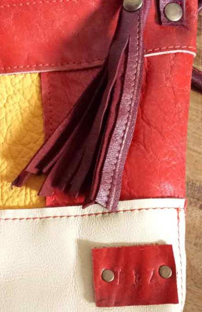 Damestas Leer Patchwork 10 - Afbeelding 3