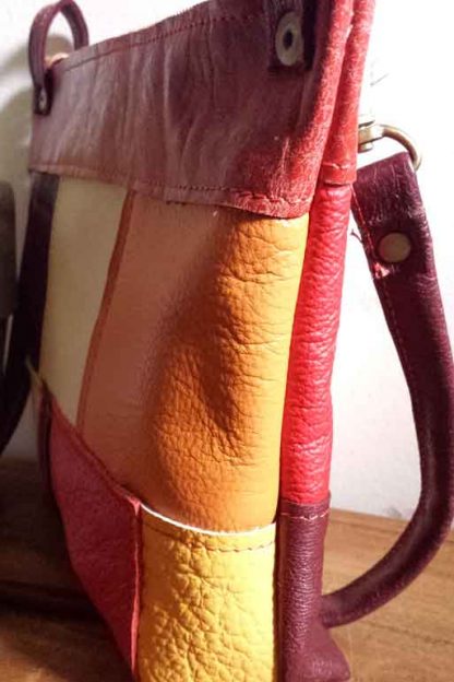 Damestas Leer Patchwork 10 - Afbeelding 5