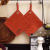 Pannenlappen leer terracotta - Afbeelding 2