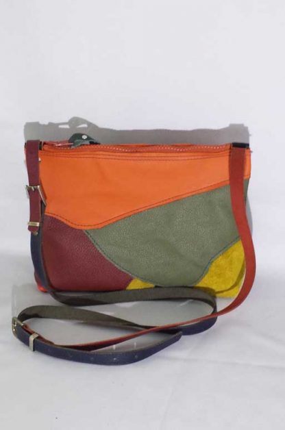 Damestas Leer Patchwork - Multicolor - Afbeelding 2