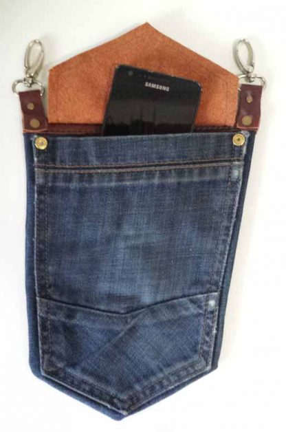 Beltbag Jeans Leer - Afbeelding 3
