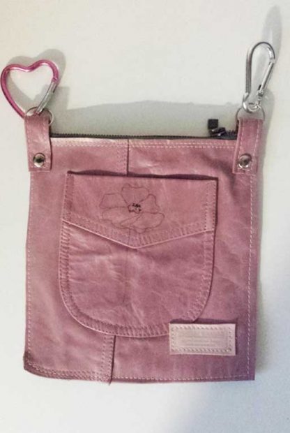 Beltbag Leer Pink 2