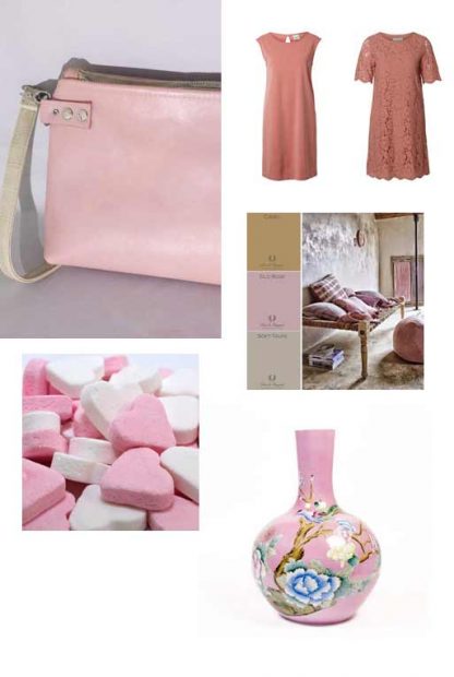 Damestas Leer Pink - Afbeelding 5