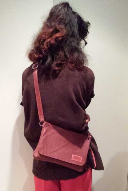 Tas Leer China - Rood