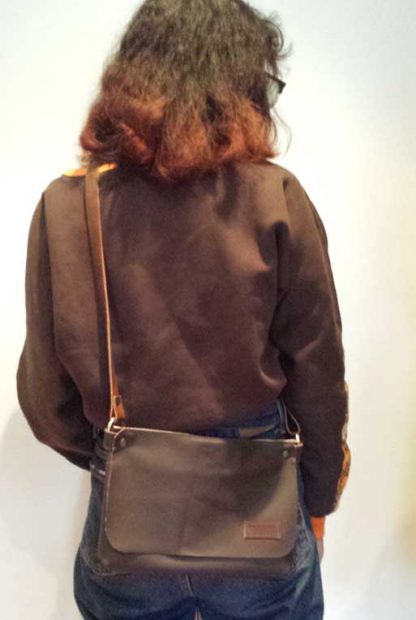 Tas Leer China - Bruin