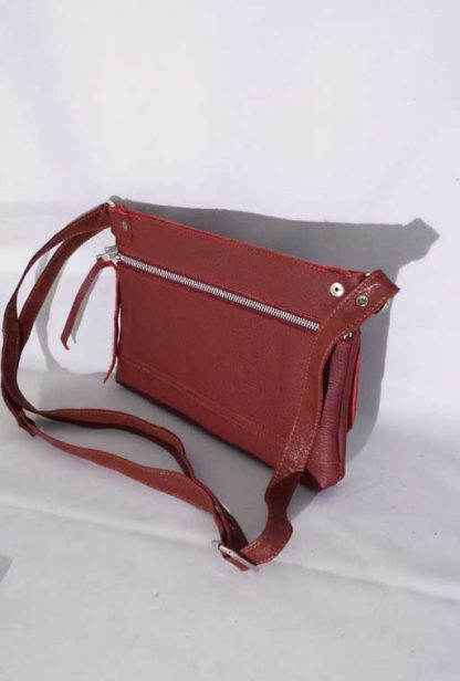 Tas Leer China - Rood - Afbeelding 4