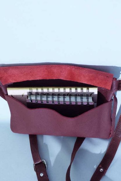 Tas Leer China - Rood - Afbeelding 5