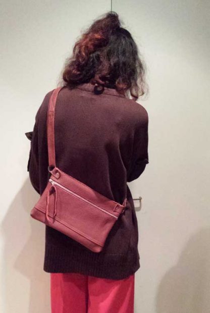 Tas Leer China - Rood - Afbeelding 3