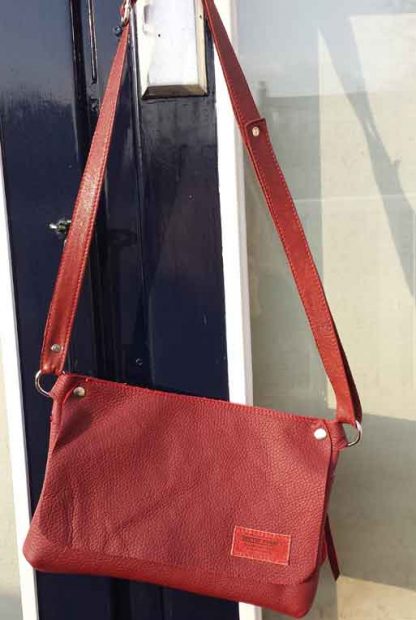 Tas Leer China - Rood - Afbeelding 7