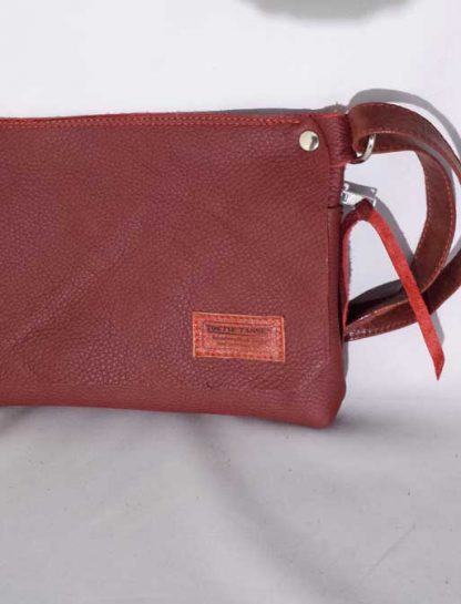 Tas Leer China - Rood - Afbeelding 8