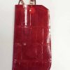 Brillenkoker Leer Rood - Afbeelding 2