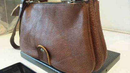 Tas Leer Triple - Bruin - Afbeelding 5