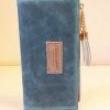 Portemonnee Leer - Turquoise