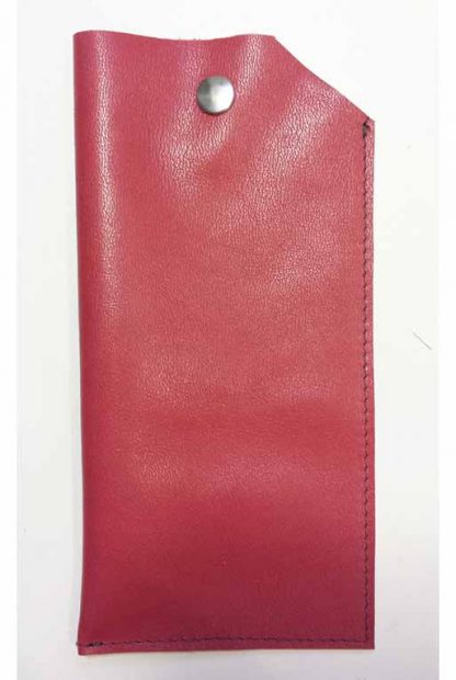 Brillenkoker Leer Roze - Afbeelding 2