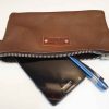 Etui/Make-up Tasje Leer Bruin - Afbeelding 3