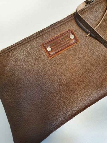 Etui/Make-up Tasje Leer Bruin - Afbeelding 2