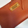 Etui/Make-up Tasje Leer Oranje - Afbeelding 3