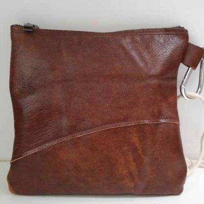Tas Leer Keycord Bruin - Afbeelding 2