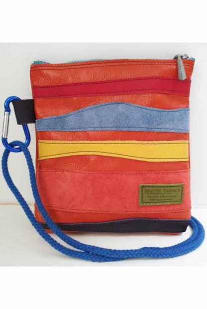 Tas Leer Keycord Oranje