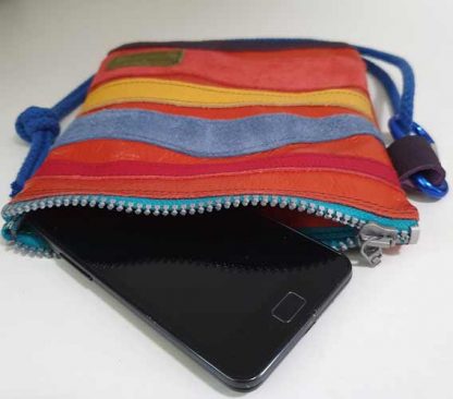 Tas Leer Keycord Oranje - Afbeelding 3