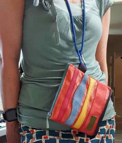 Tas Leer Keycord Oranje - Afbeelding 4