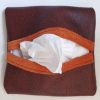 Tissuehouder Leer Bruin - Afbeelding 2