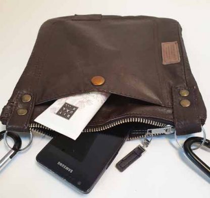Beltbag Leer Bruin - Afbeelding 3