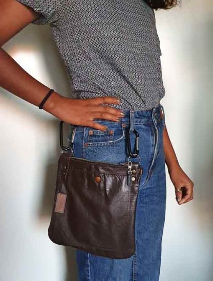 Beltbag Leer Bruin - Afbeelding 4
