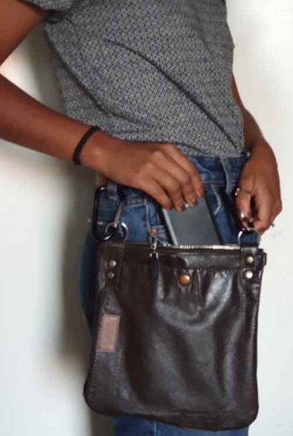 Beltbag Leer Bruin - Afbeelding 5