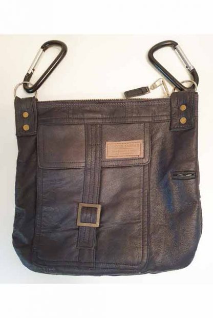 Beltbag Leer Zwart