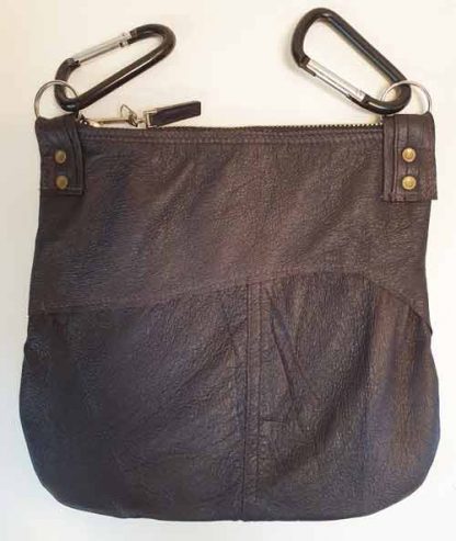 Beltbag Leer Zwart - Afbeelding 2