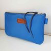 Etui/Make-up Tasje Leer Blauw - Afbeelding 2