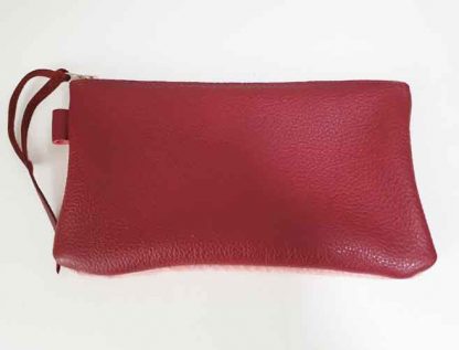 Etui/Make-up Tasje Leer Roze - Afbeelding 3