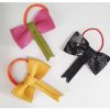 Set Haar Elastiek Strik Leer