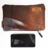 Etui/Make-up Tasje Leer Koeienvacht Bruin - Afbeelding 5