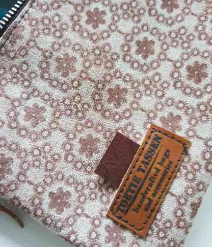 Etui/Make-up Tasje Leer Retro - Afbeelding 2