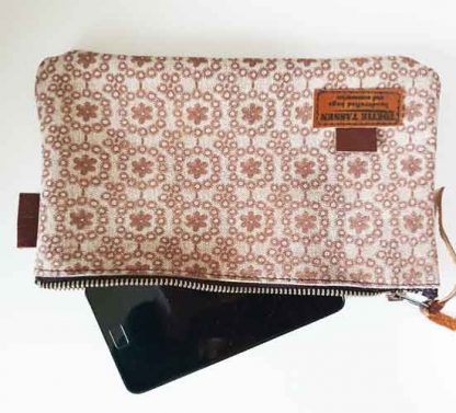 Etui/Make-up Tasje Leer Retro - Afbeelding 3